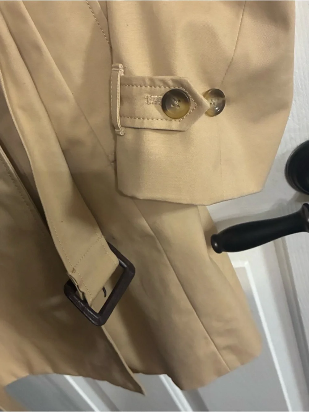 J. Crew Tan Double-Breasted Trench Coat